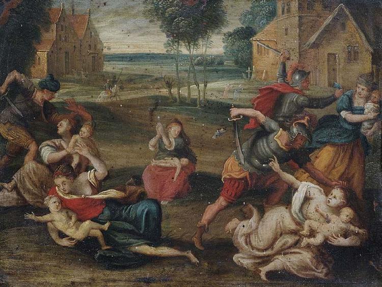 Frans Francken II Der Bethlehemitische Kindermord. oil painting picture